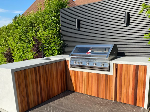 Microcement Outdoor Kitchens